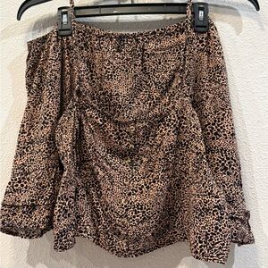 No Boundaries Animal Print Mini Skirt